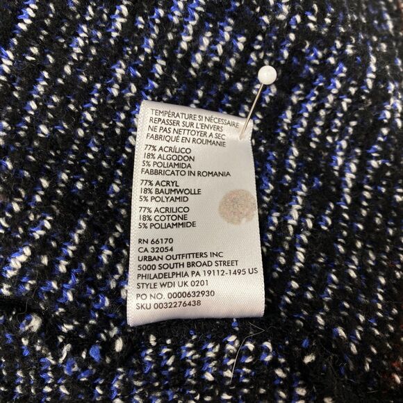 Ecote Knit Cardigan Sweater XS Fair Isle Rose Open Front Boho Peasant Academia - Picture 11 of 11